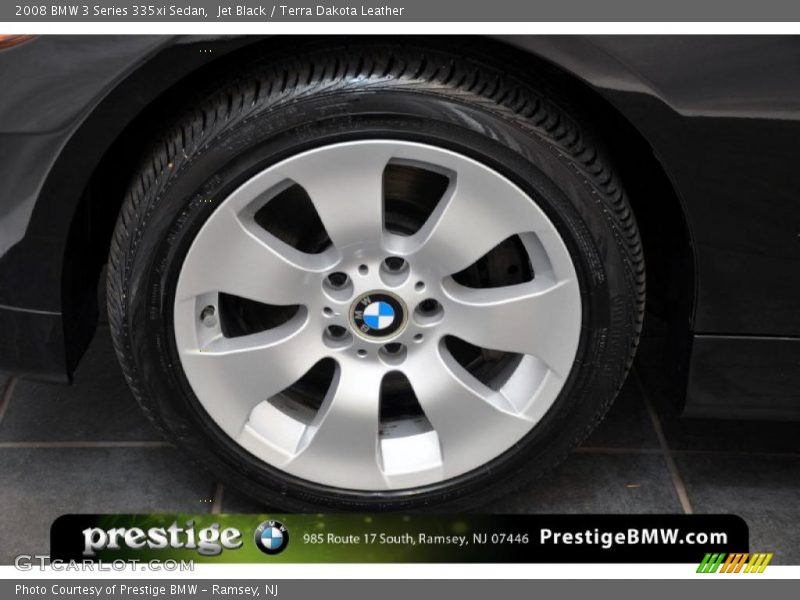 Jet Black / Terra Dakota Leather 2008 BMW 3 Series 335xi Sedan