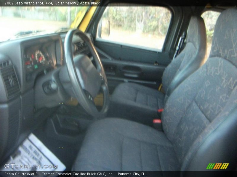 Solar Yellow / Agate Black 2002 Jeep Wrangler SE 4x4