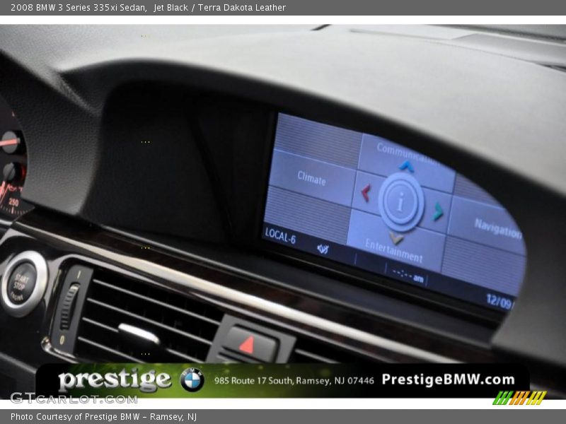 Jet Black / Terra Dakota Leather 2008 BMW 3 Series 335xi Sedan