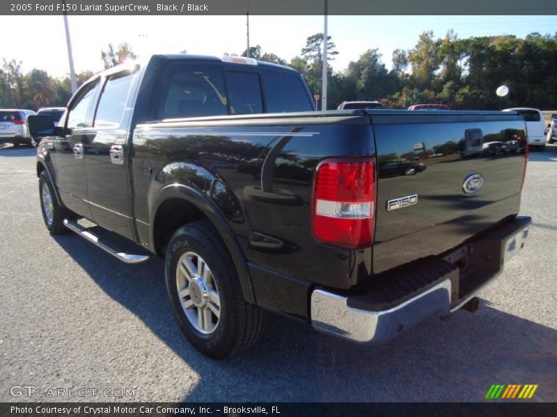 Black / Black 2005 Ford F150 Lariat SuperCrew