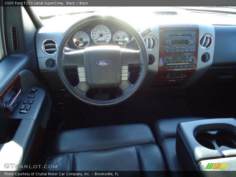Black / Black 2005 Ford F150 Lariat SuperCrew