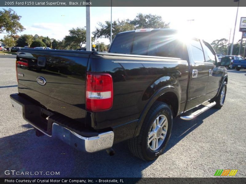 Black / Black 2005 Ford F150 Lariat SuperCrew