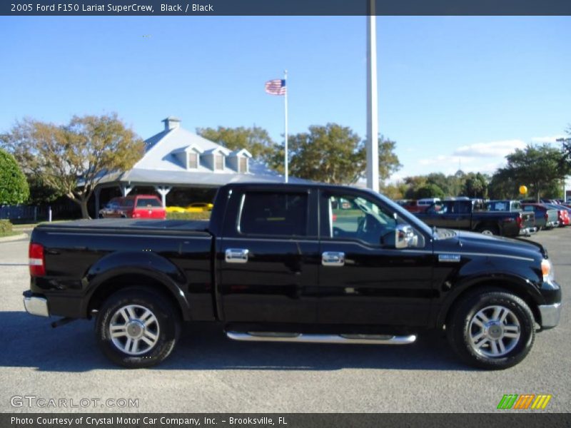 Black / Black 2005 Ford F150 Lariat SuperCrew