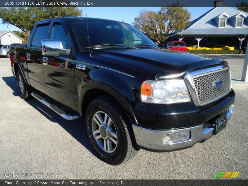 Black / Black 2005 Ford F150 Lariat SuperCrew