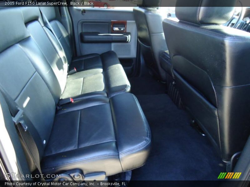 Black / Black 2005 Ford F150 Lariat SuperCrew