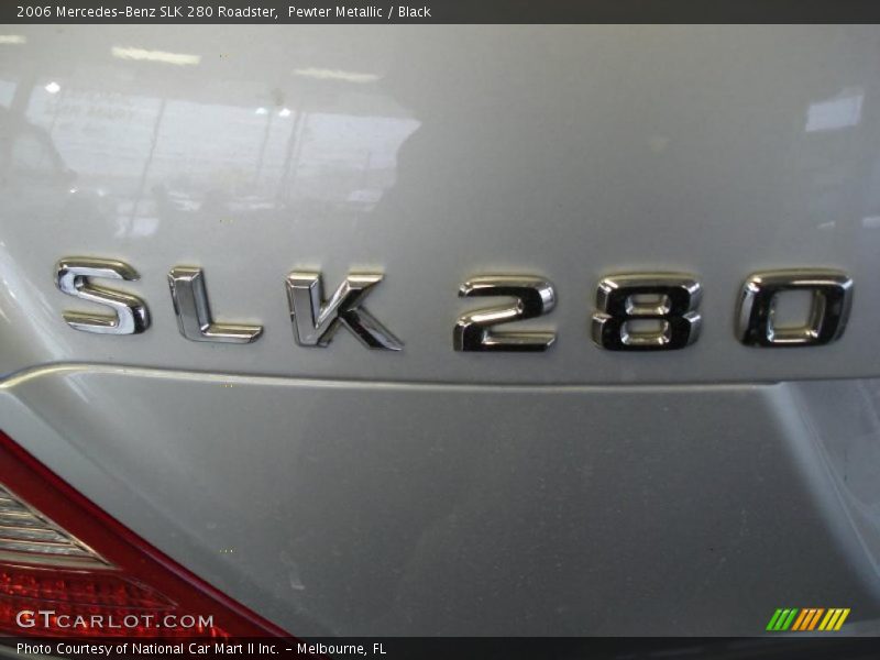 Pewter Metallic / Black 2006 Mercedes-Benz SLK 280 Roadster
