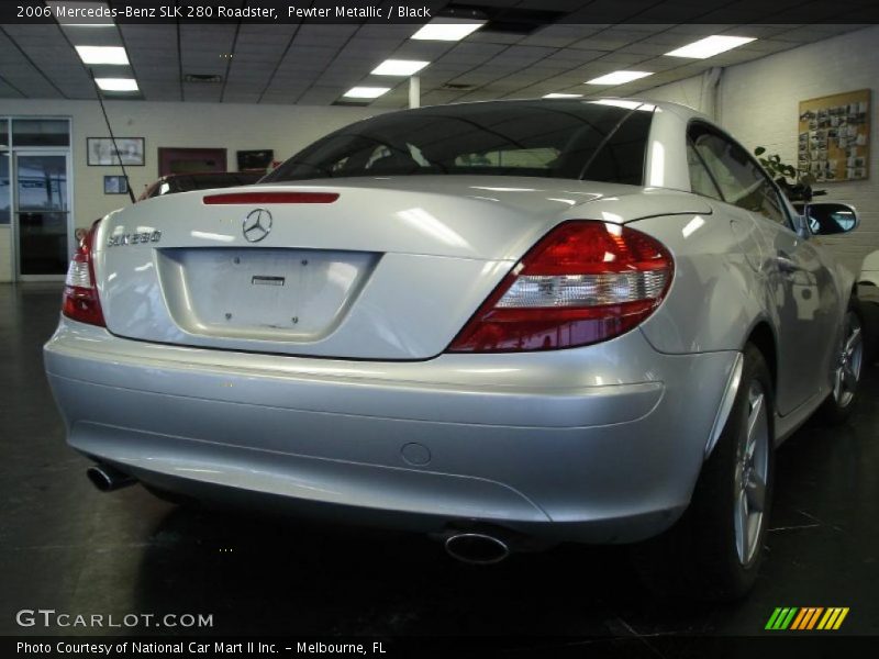 Pewter Metallic / Black 2006 Mercedes-Benz SLK 280 Roadster