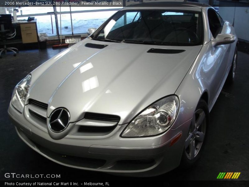 Pewter Metallic / Black 2006 Mercedes-Benz SLK 280 Roadster