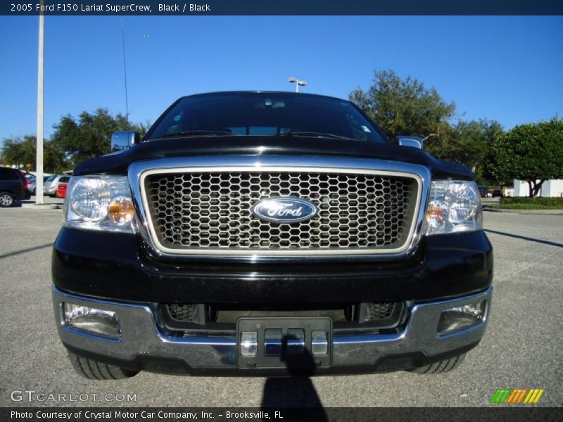 Black / Black 2005 Ford F150 Lariat SuperCrew