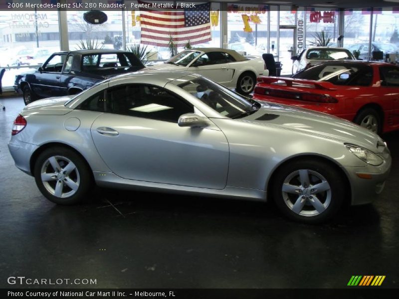 Pewter Metallic / Black 2006 Mercedes-Benz SLK 280 Roadster