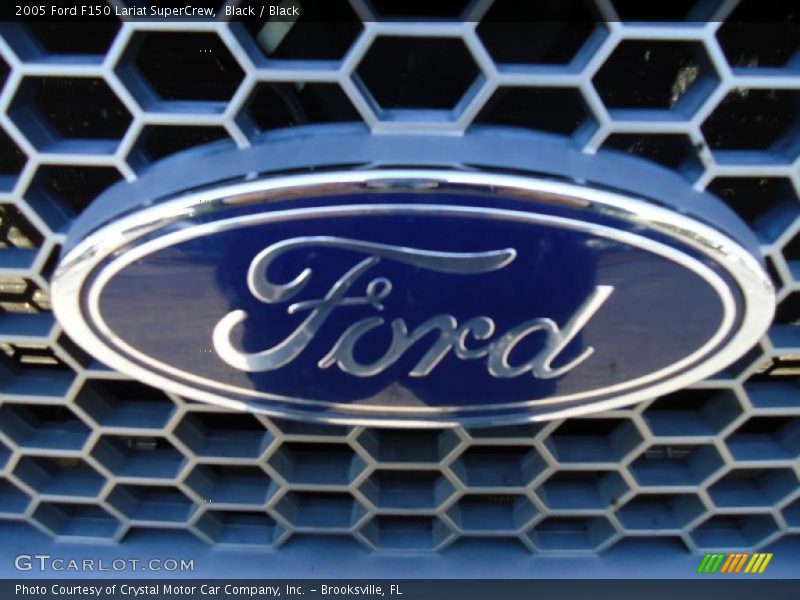 Black / Black 2005 Ford F150 Lariat SuperCrew