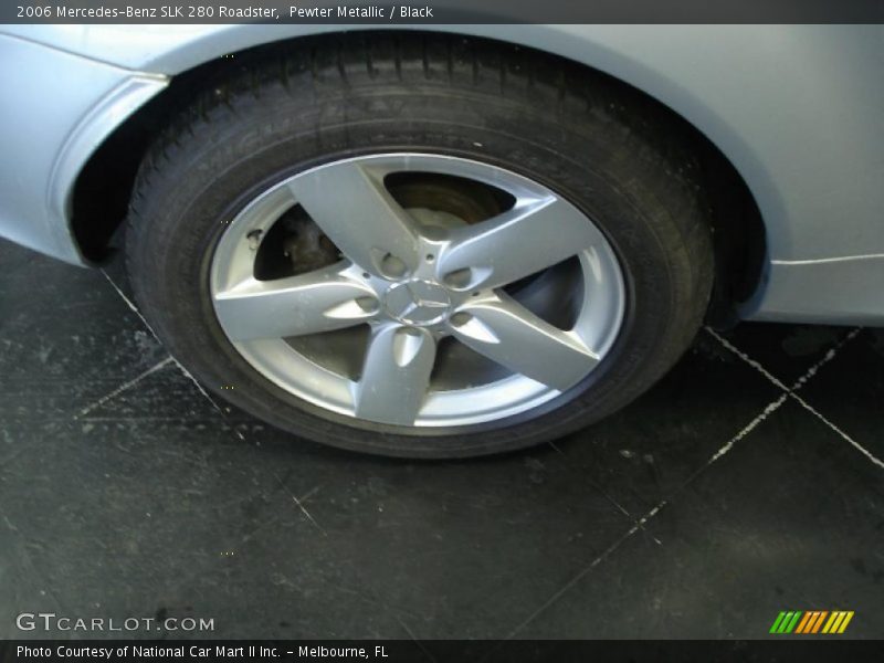 Pewter Metallic / Black 2006 Mercedes-Benz SLK 280 Roadster