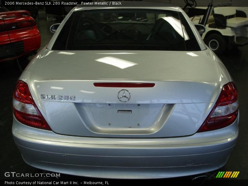 Pewter Metallic / Black 2006 Mercedes-Benz SLK 280 Roadster
