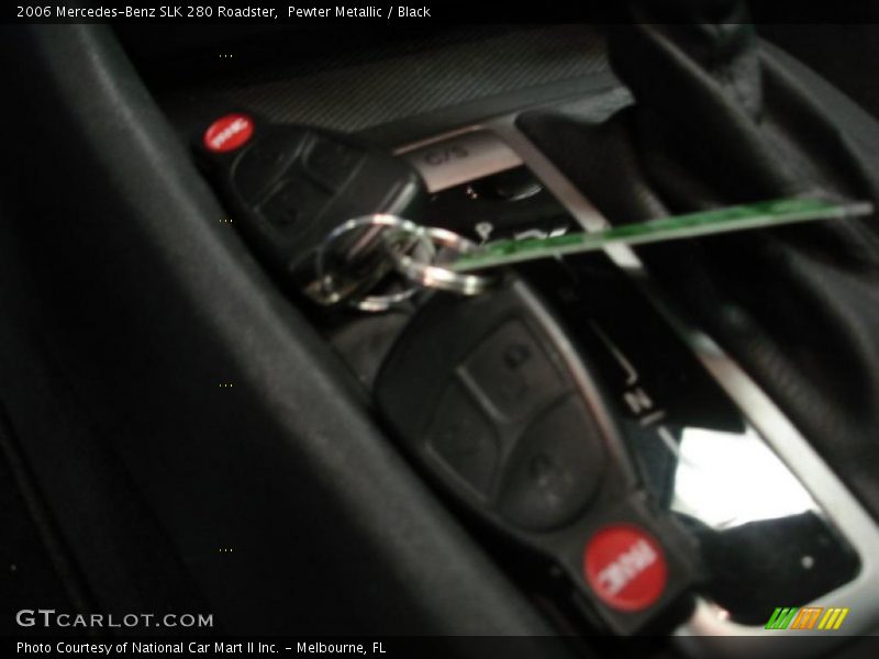 Pewter Metallic / Black 2006 Mercedes-Benz SLK 280 Roadster