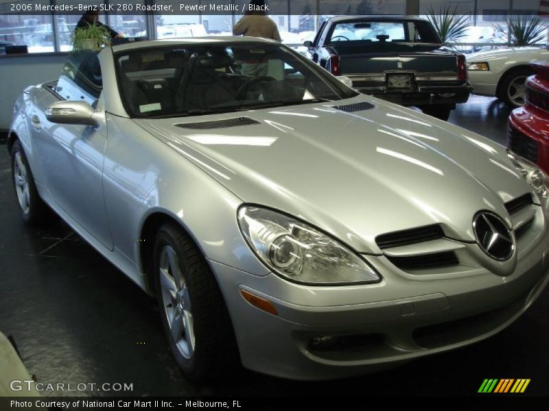 Pewter Metallic / Black 2006 Mercedes-Benz SLK 280 Roadster