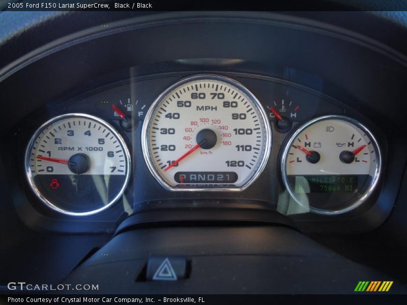 Black / Black 2005 Ford F150 Lariat SuperCrew