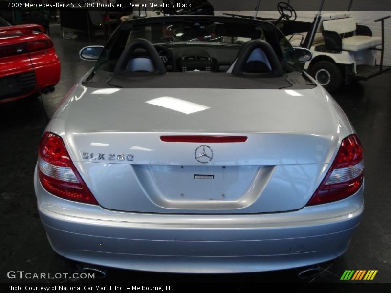 Pewter Metallic / Black 2006 Mercedes-Benz SLK 280 Roadster