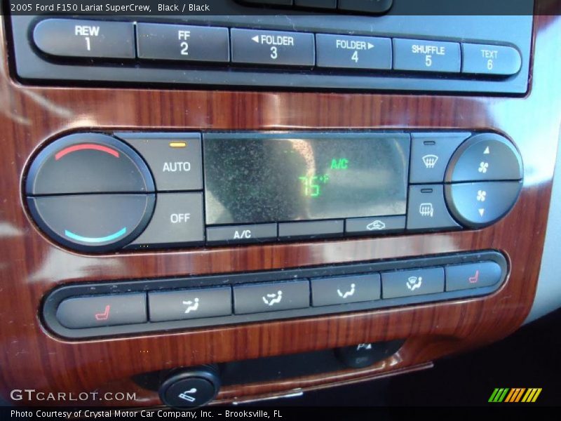 Black / Black 2005 Ford F150 Lariat SuperCrew