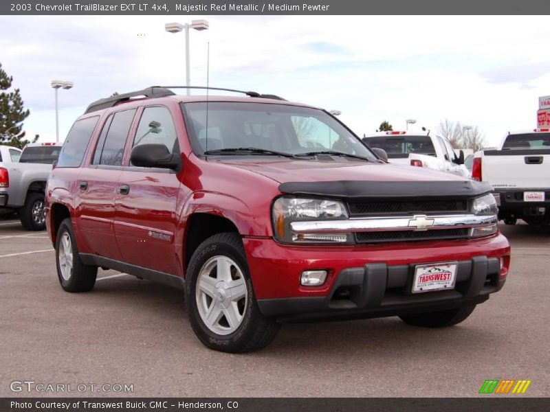 Majestic Red Metallic / Medium Pewter 2003 Chevrolet TrailBlazer EXT LT 4x4