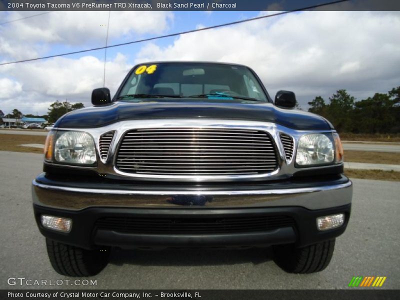 Black Sand Pearl / Charcoal 2004 Toyota Tacoma V6 PreRunner TRD Xtracab