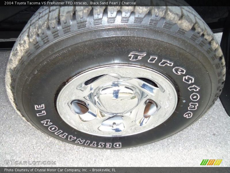 Black Sand Pearl / Charcoal 2004 Toyota Tacoma V6 PreRunner TRD Xtracab
