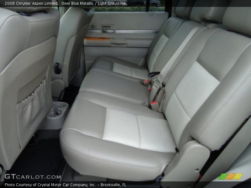 Steel Blue Metallic / Light Graystone 2008 Chrysler Aspen Limited