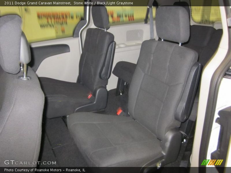 Stone White / Black/Light Graystone 2011 Dodge Grand Caravan Mainstreet