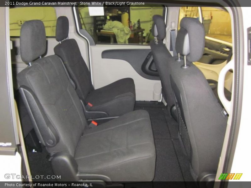 Stone White / Black/Light Graystone 2011 Dodge Grand Caravan Mainstreet