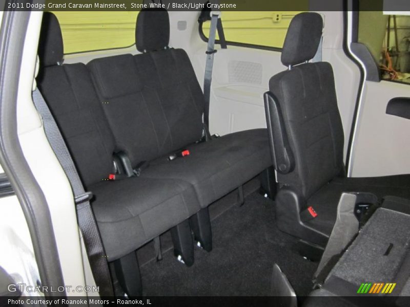 Stone White / Black/Light Graystone 2011 Dodge Grand Caravan Mainstreet