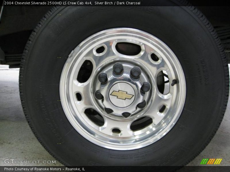 Silver Birch / Dark Charcoal 2004 Chevrolet Silverado 2500HD LS Crew Cab 4x4