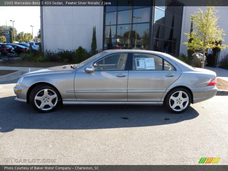 Pewter Silver Metallic / Java 2003 Mercedes-Benz S 430 Sedan