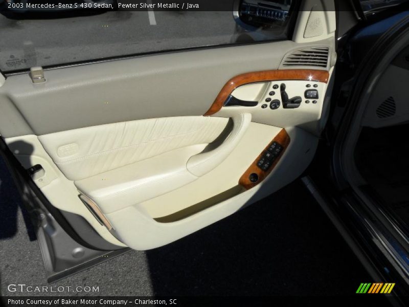 Pewter Silver Metallic / Java 2003 Mercedes-Benz S 430 Sedan