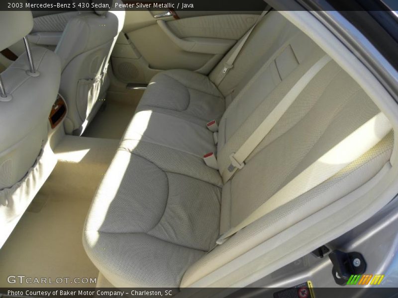  2003 S 430 Sedan Java Interior