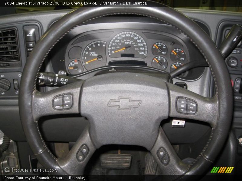 Silver Birch / Dark Charcoal 2004 Chevrolet Silverado 2500HD LS Crew Cab 4x4
