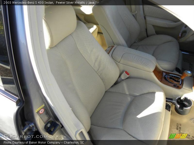  2003 S 430 Sedan Java Interior
