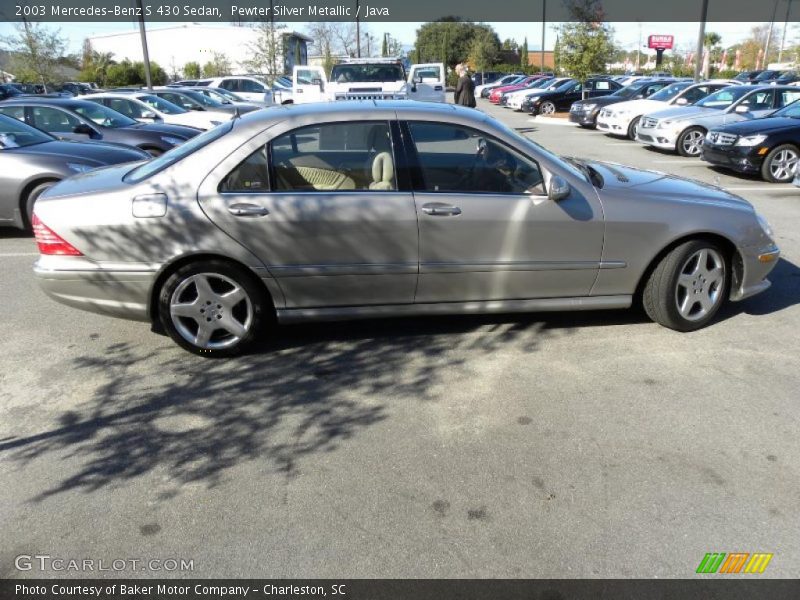 Pewter Silver Metallic / Java 2003 Mercedes-Benz S 430 Sedan