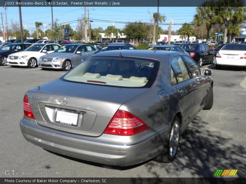 Pewter Silver Metallic / Java 2003 Mercedes-Benz S 430 Sedan