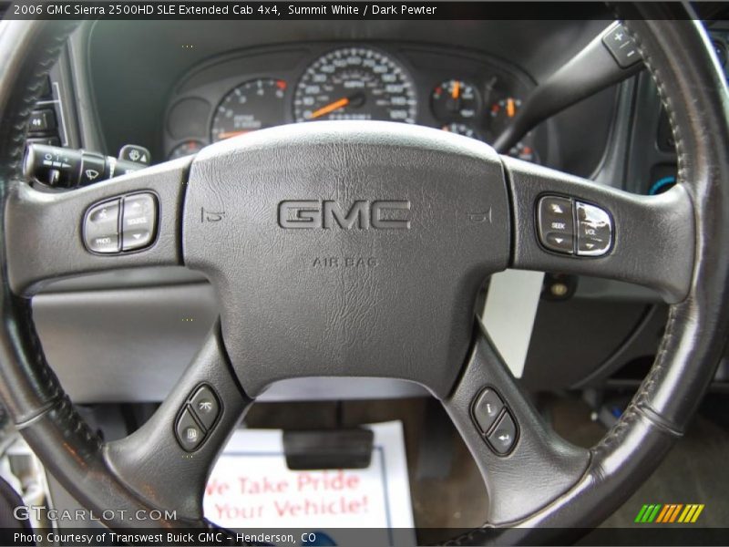  2006 Sierra 2500HD SLE Extended Cab 4x4 Steering Wheel