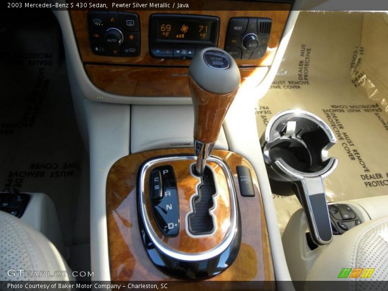  2003 S 430 Sedan 5 Speed Automatic Shifter