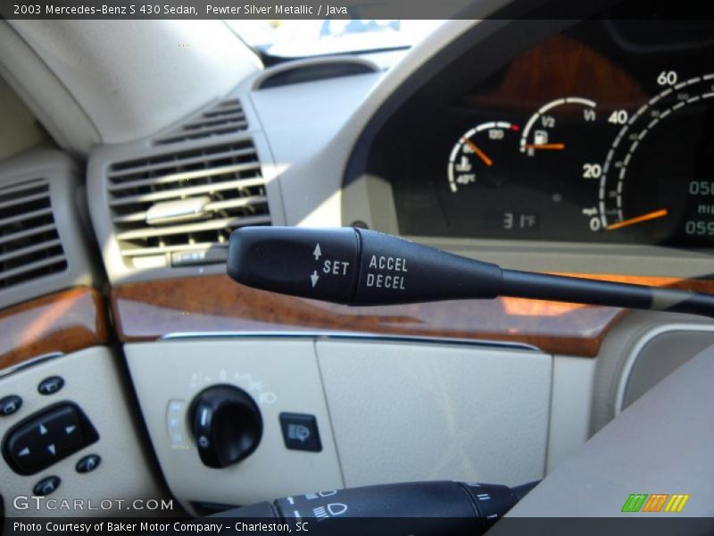 Pewter Silver Metallic / Java 2003 Mercedes-Benz S 430 Sedan