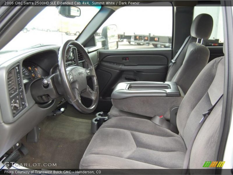  2006 Sierra 2500HD SLE Extended Cab 4x4 Dark Pewter Interior