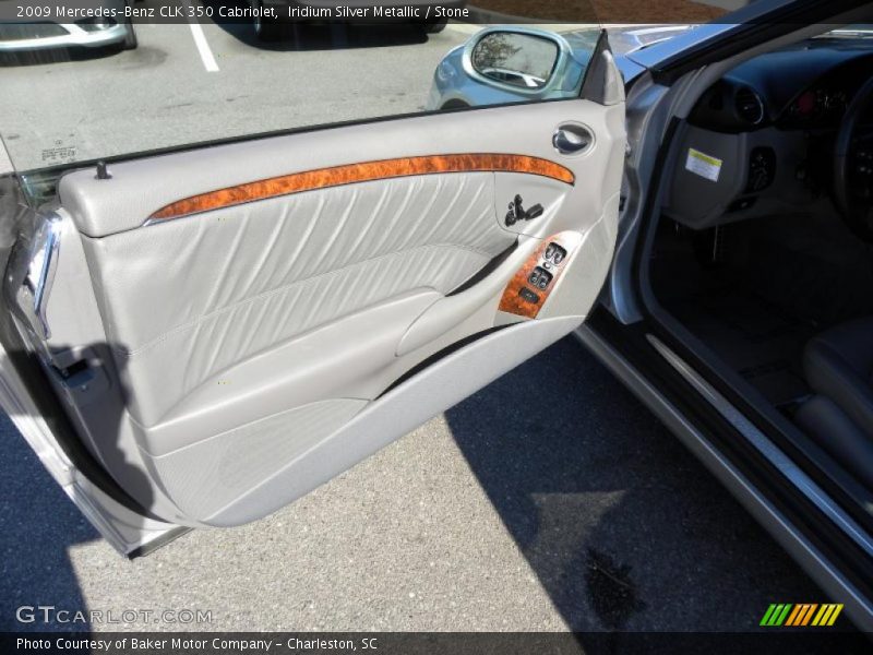 Iridium Silver Metallic / Stone 2009 Mercedes-Benz CLK 350 Cabriolet