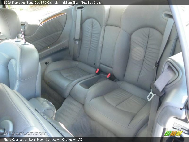 Iridium Silver Metallic / Stone 2009 Mercedes-Benz CLK 350 Cabriolet