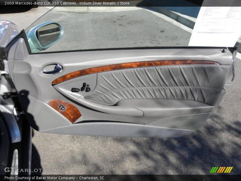 Iridium Silver Metallic / Stone 2009 Mercedes-Benz CLK 350 Cabriolet