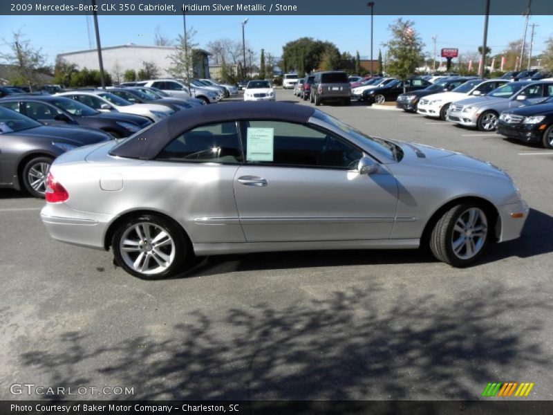 Iridium Silver Metallic / Stone 2009 Mercedes-Benz CLK 350 Cabriolet