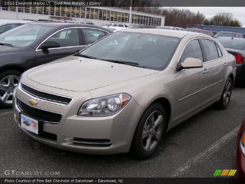 Gold Mist Metallic / Ebony 2011 Chevrolet Malibu LT
