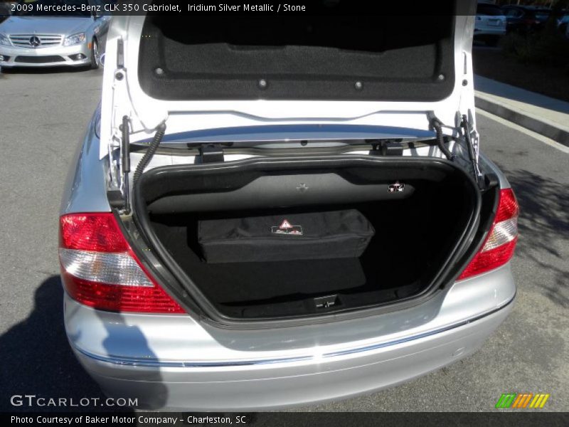 Iridium Silver Metallic / Stone 2009 Mercedes-Benz CLK 350 Cabriolet