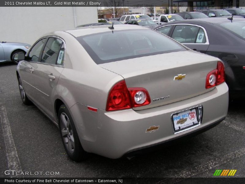 Gold Mist Metallic / Ebony 2011 Chevrolet Malibu LT