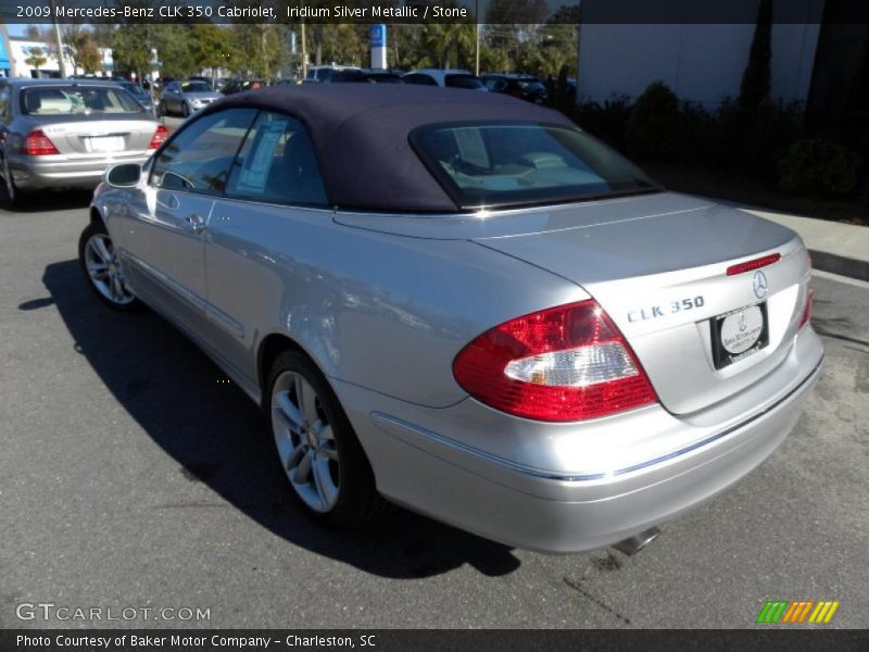 Iridium Silver Metallic / Stone 2009 Mercedes-Benz CLK 350 Cabriolet