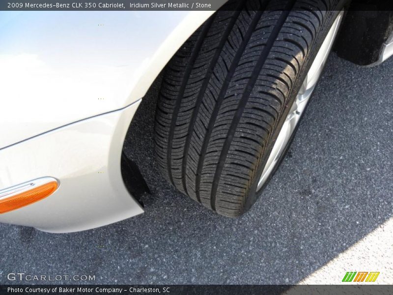 Iridium Silver Metallic / Stone 2009 Mercedes-Benz CLK 350 Cabriolet